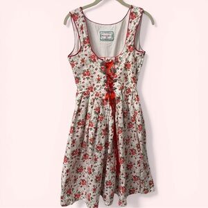 Trachtenpoint Floral Dirndl Authentic Oktoberfest Dress Cottagecore Aesthetic 38